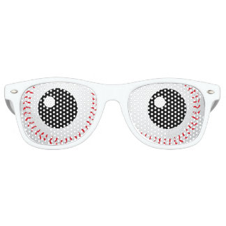 Lunettes De Fête Retro Drôle yeux de baseball | HUMOUR
