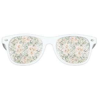 Lunettes De Fête Retro élégant floral