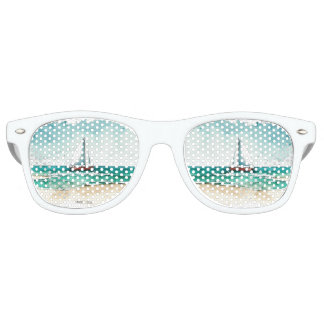 Lunettes De Fête Retro Elégant minimaliste nautique bateau croisière mari