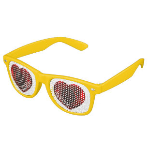 Lunettes De Fête Retro Emoji XOXO