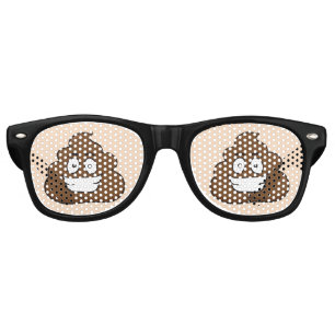 Lunettes De Fête Retro Émoticône de sourire drôle de dunette