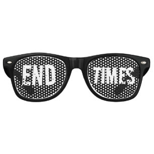 LUNETTES DE FÊTE RETRO ENDTIMESS CHRISTIAN WITNESS SUNGLASSES