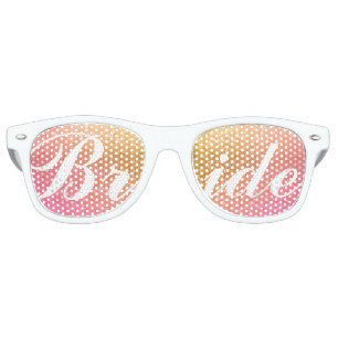 Lunettes De Fête Retro Épouse du coucher de soleil