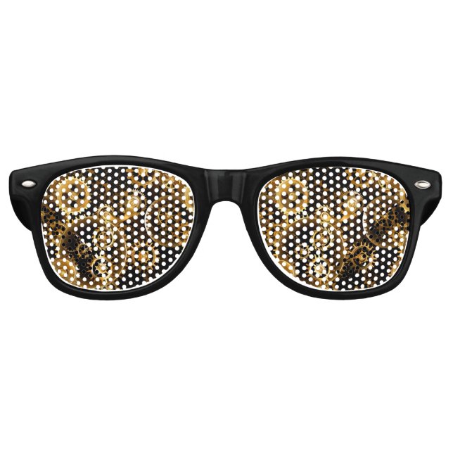 Lunettes De Fête Retro Équipements en laiton sans vapeur (Devant)