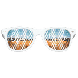 Lunettes De Fête Retro Été Ensoleillé Doré Rustique Campagne Nature