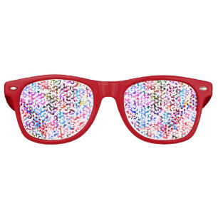 Lunettes De Fête Retro Étui iPhone Case-Mate à motifs floraux colorés mig