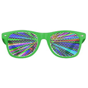 Lunettes De Fête Retro Explosion de néon