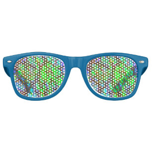 Lunettes De Fête Retro Falln Peacock Ammolite
