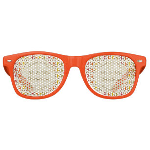 Lunettes De Fête Retro Feuilles de chêne et glands tombent Mariage automn