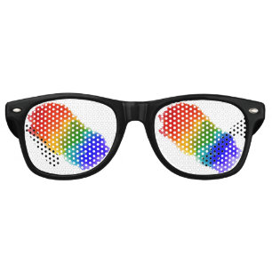 Lunettes De Fête Retro Fierté moderne de SlipperyJoe éclaboussure d'énerg
