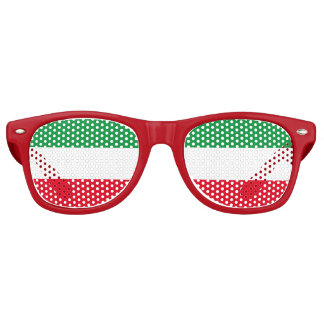 Lunettes De Fête Retro Flag of North-Rhine Westphalia Retro Sunglasses