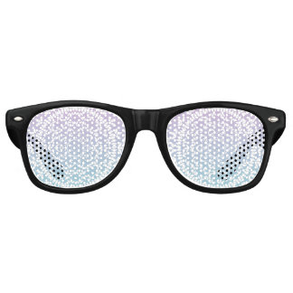 Lunettes De Fête Retro Floral decorative pattern soft chalky pastel color