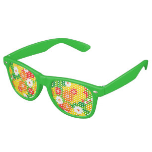 Lunettes De Fête Retro Fond d'écran Funky Flower Power