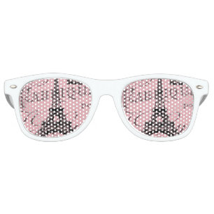 Lunettes De Fête Retro france voyage chic rose vintage paris tour eiffel