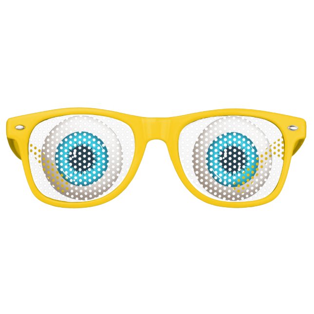 Lunettes De Fête Retro Frédéric Big Round Eyeballs (Devant)