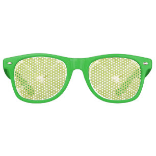 Lunettes De Fête Retro Fruit de citron vert tranche fraîche
