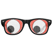 Fun Black Googly-Eyes (à bas) Party