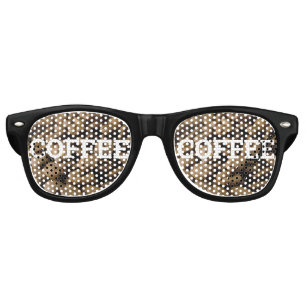 Lunettes De Fête Retro Fun CAFÉ Adict rétro Shades / Jeu de soleil