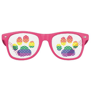 Lunettes De Fête Retro Gai-Fierté-Patte-Copie