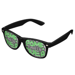 Lunettes De Fête Retro Game Over, Level Up : Monde de jeu rétro pixelisé