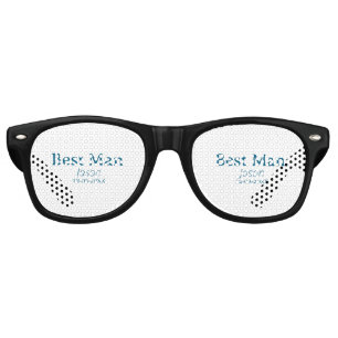 Lunettes De Fête Retro garçon d'honneur enterrement de vie de jeune fille