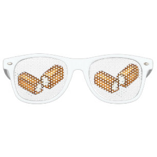 Lunettes De Fête Retro Gâteau au gateau à la crème Twinkie Fill Shades