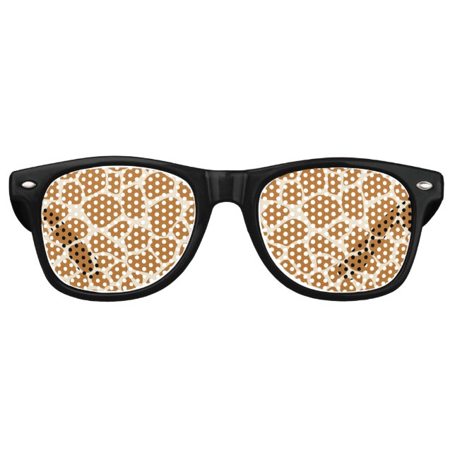 Lunettes De Fête Retro Giraffe Spots Fête Shades (Devant)
