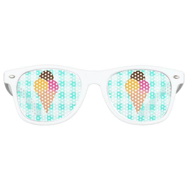 Lunettes De Fête Retro Glace (Devant)