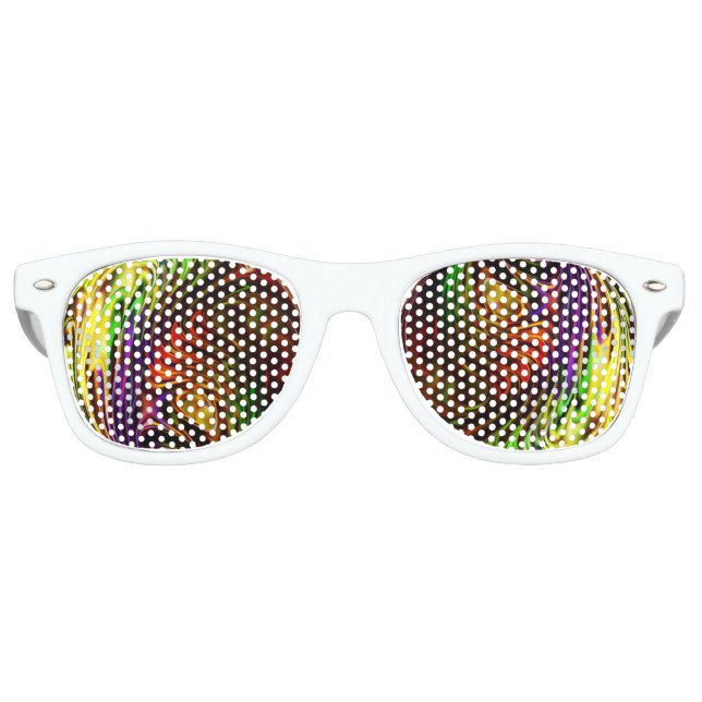 Lunettes De Fête Retro Glace psychédélique (Devant)