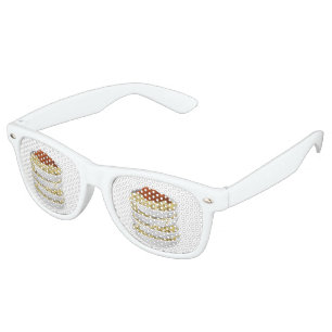 Lunettes De Fête Retro Glitch food