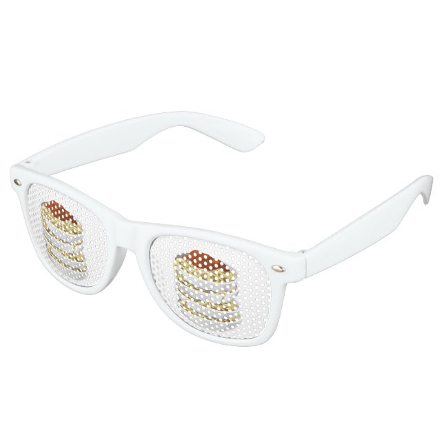 Lunettes De Fête Retro Glitch food (Angulaire)