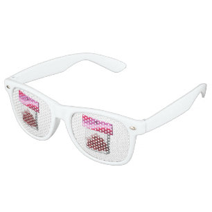 Lunettes De Fête Retro Glitch Food dessert rub