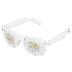 Lunettes De Fête Retro Glitch Food salade de pommes de terre précieuses