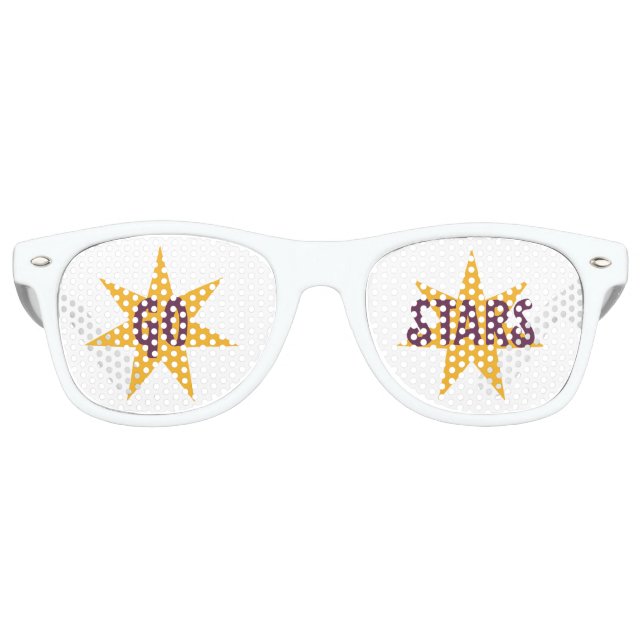 Lunettes De Fête Retro Go Stars (Devant)