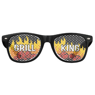 Lunettes De Fête Retro Grill King