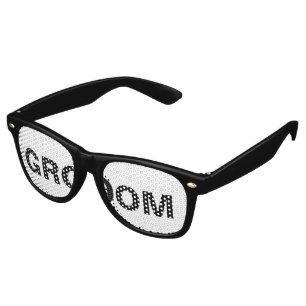 Lunettes De Fête Retro Groom Wedding Favor