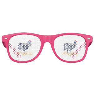 Lunettes De Fête Retro Guinée