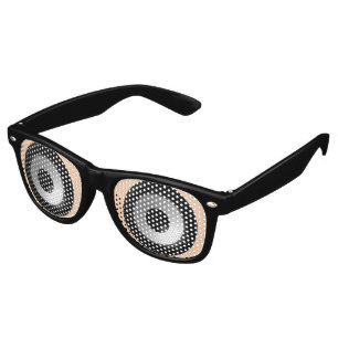 Lunettes De Fête Retro Haut-parleurs basse