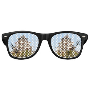 Lunettes De Fête Retro Hiroshima Castle 広 島 城, Hiroshima, Japon