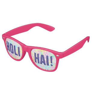 Lunettes De Fête Retro holiES - Splashes pastel motif transparent 1