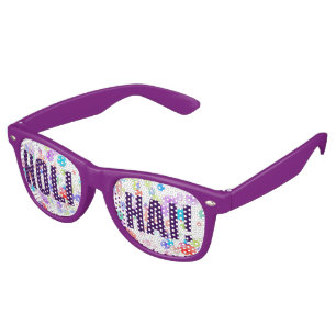 Lunettes De Fête Retro holiES - Splatter multicolore 1 + votre backgr.