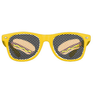 Lunettes De Fête Retro Hotdog