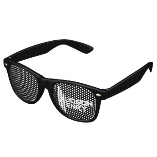 Lunettes De Fête Retro Hudson Henry's Adult Party Shades, Noir