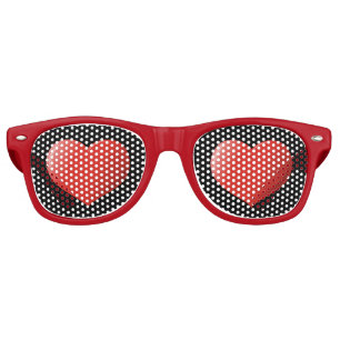 Lunettes De Fête Retro Icône Coeur 3D