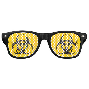 Lunettes De Fête Retro Icône de Biohazard