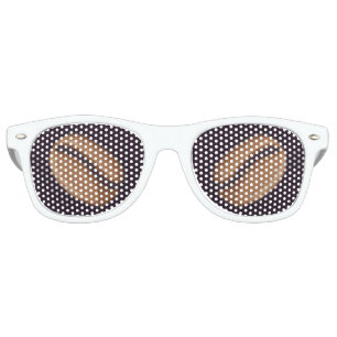 Lunettes De Fête Retro Icône de haricot de café