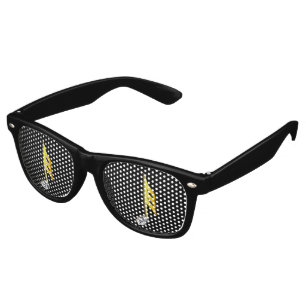 Lunettes De Fête Retro Icône d'or d'une note musicale 1/32