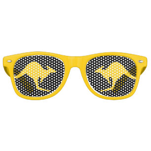 Lunettes De Fête Retro Icône Kangaroo