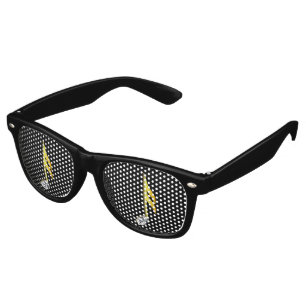 Lunettes De Fête Retro Icône or d'une note musicale 1/16