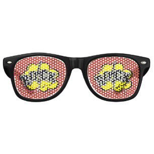 Lunettes De Fête Retro Illustration de style bande dessinée